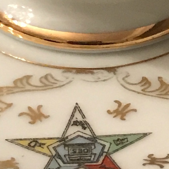 F.N. Kistner “Temple Treasures” OES Masonic Teacup - Picture 7 of 12